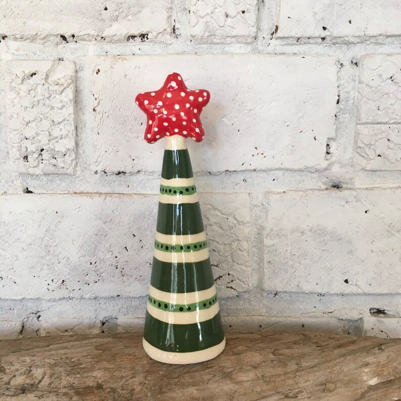 🔥Last Day 70% OFF 🎄Whimsical Ceramic Christmas Tree🎄