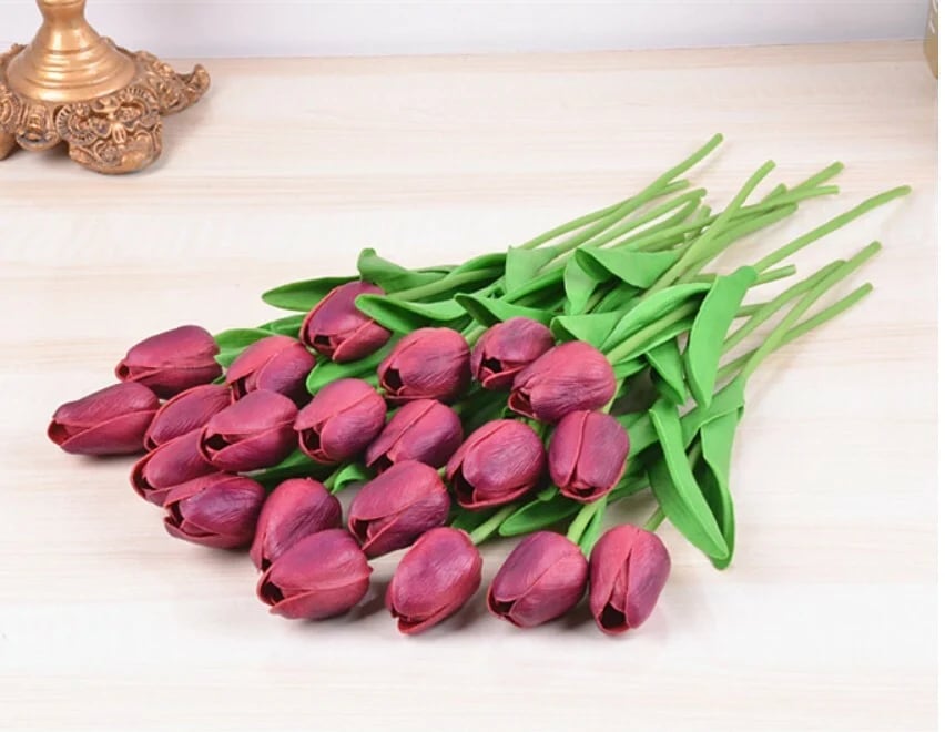 High Quality Artificial Latex Tulips